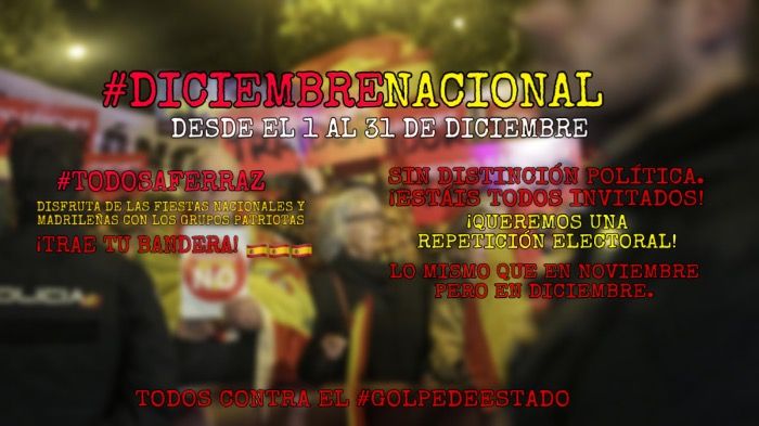 Los MANIFESTANTES CONTRA SÁNCHEZ Y LA AMNISTÍA podrían alargar las protestas en un diciembre nacional