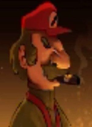 El conocidísimo personaje Mario de Mario Bros Fuma!!!!