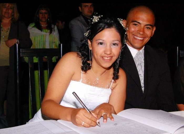 Feliz aniversario al flamante matrimonio de Claudia y Marcos