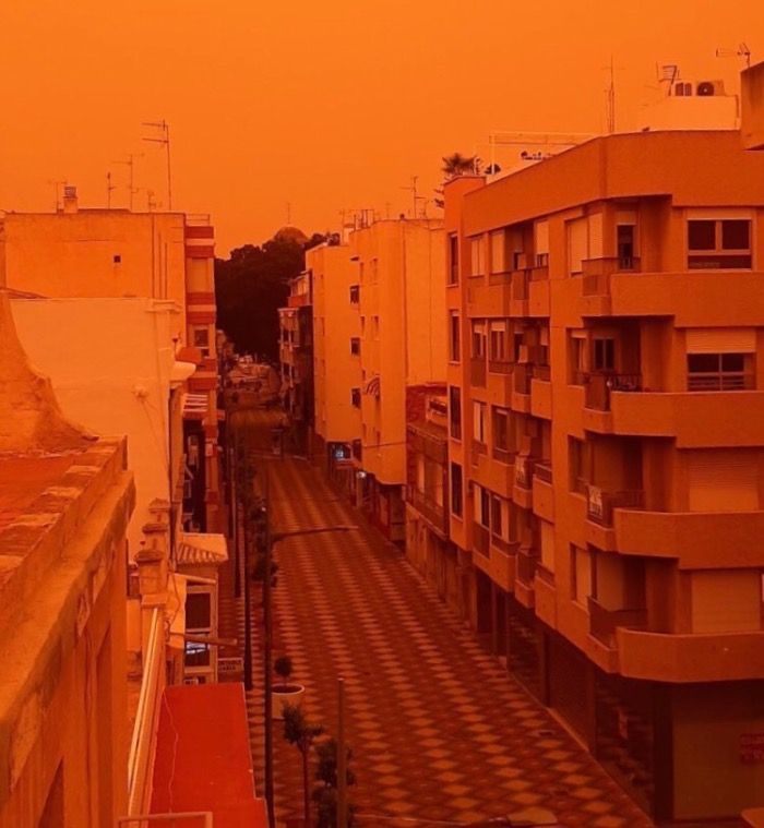 Aire nocivo en la Región de Murcia a inicio de semana