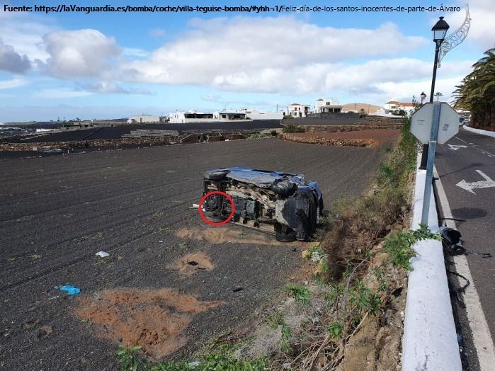 Las minas ocultas en vehículos amenazan la isla de Lanzarote