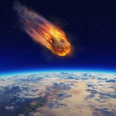 Último minuto un meteorito caerá en toda la tierra
