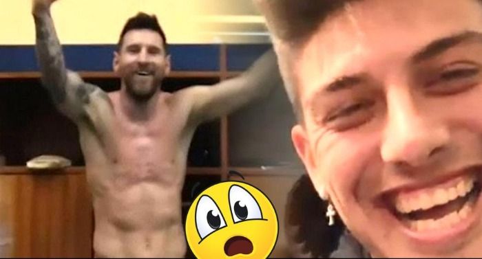 Última noticia: Messi se sacó la camiseta después del partido