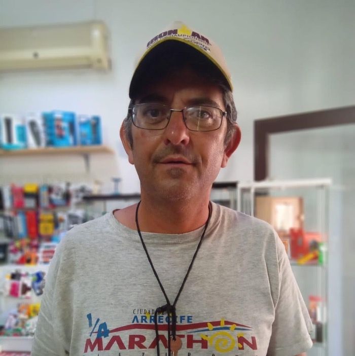 Alfredo Lentisco, el verdadero motorista de Lanzarote