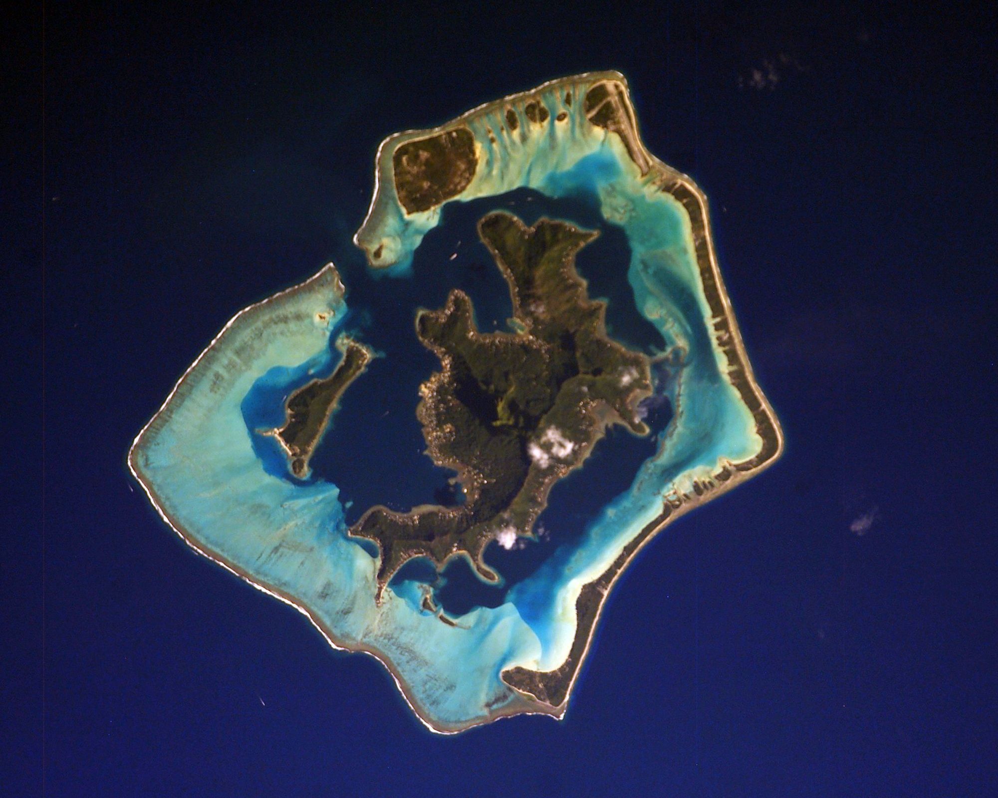 La ubicación de la isla