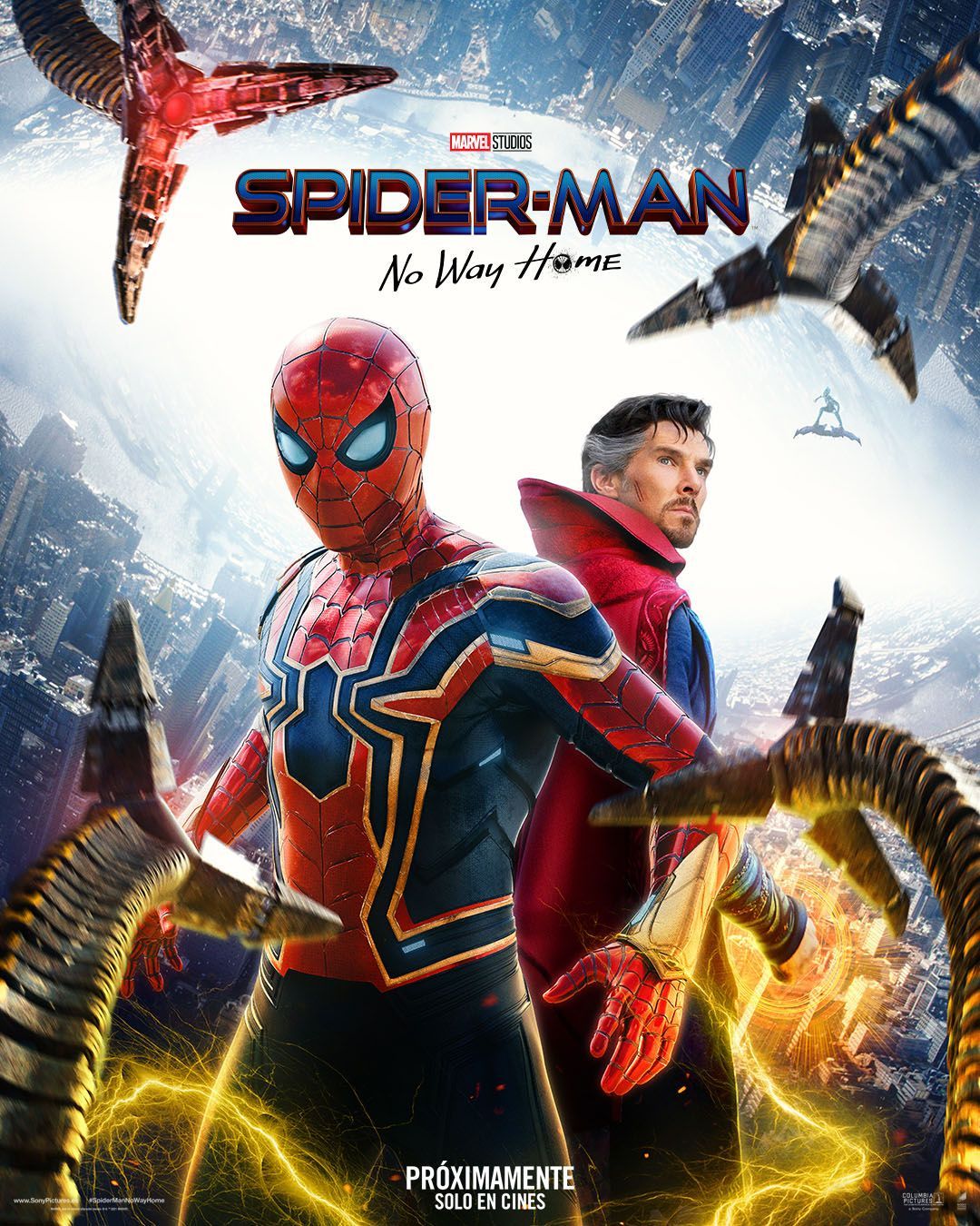 Spiderman No Hay Home es saca de los cines de Estados Unidos y Europa