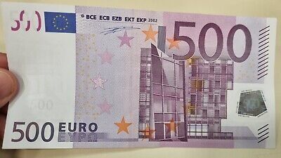 Los billetes de 500€ que no se justifiquen su procedencia serán retirados sin motivos de reembolso.