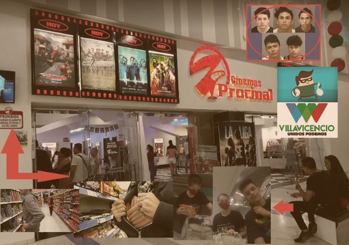 ¡Alerta por entrada ilicita de comidas a cines de Villavicencio!