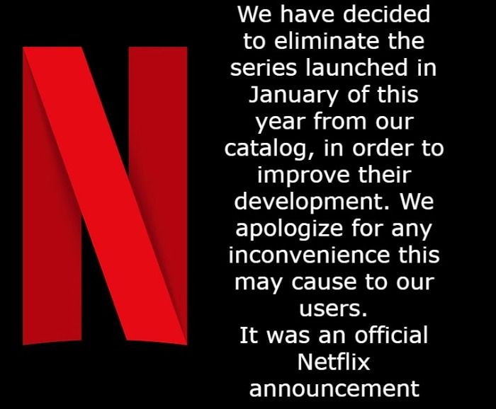 Anuncio de Netflix: Todas las series lanzadas en enero serán eliminadas del catálogo en octubre de este año