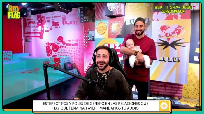 Nico Occhiato y Grego Roselló presentan a su nueva hija en LuzuTv