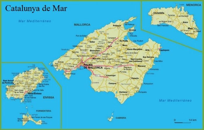 Cataluña se anexiona las ya extinguidas  Islas Baleares