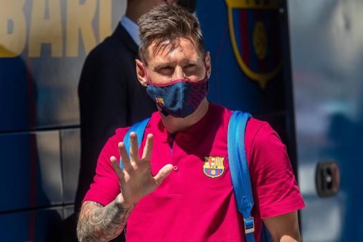 Messi, sería duda para el Levante