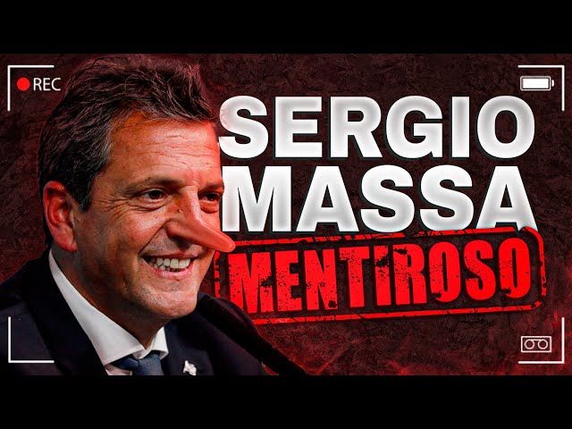 Sergio Massa mentiroso títere y depredador infantil