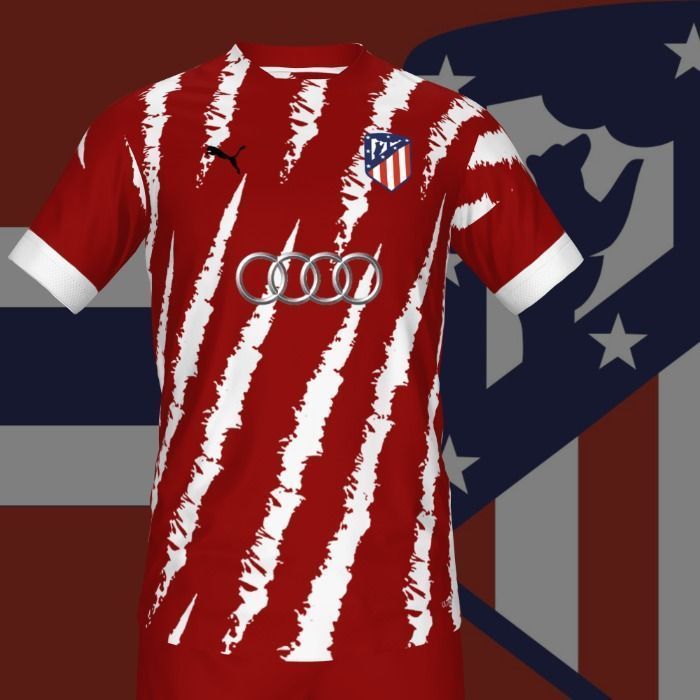Atlético de Madrid presents its new shirt for the 22/23 Champions League