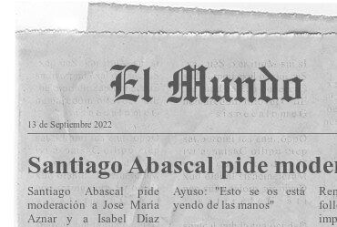 Santiago Abascal pide moderación.