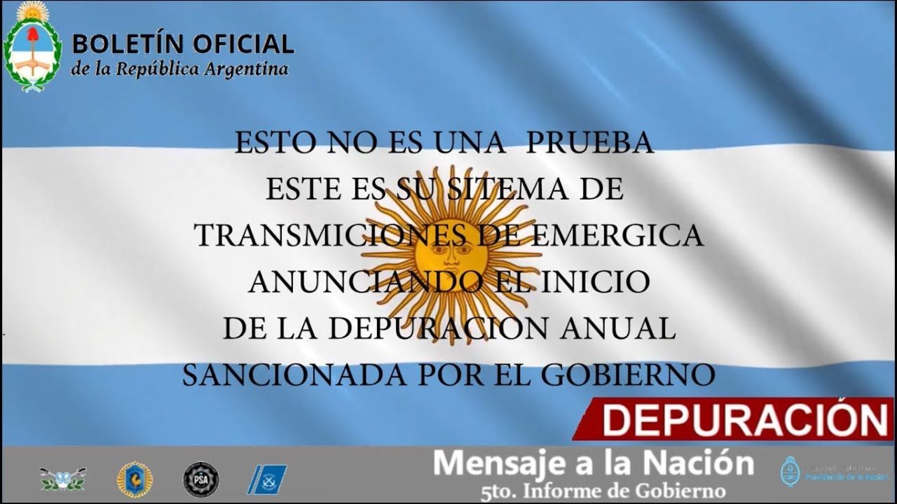 La purga comenzo en argentina