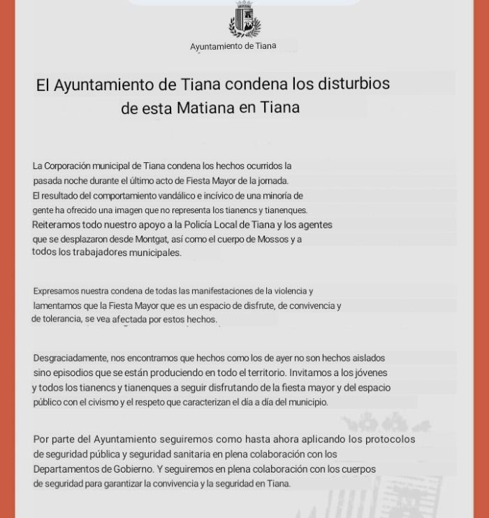 EL AYUNTAMIENTO DE TIANA CAMBIA EL NOMBRE DE LA FIESTA MAYOR POR EL ENCIERRO DEL CALORRO!!