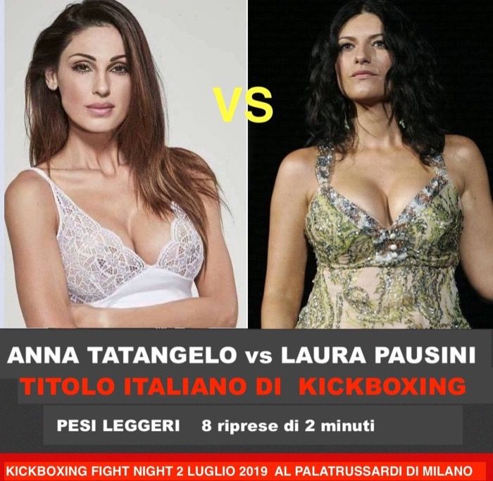 Anna Tatangelo vs Laura Pausini  FIGHT CLUB