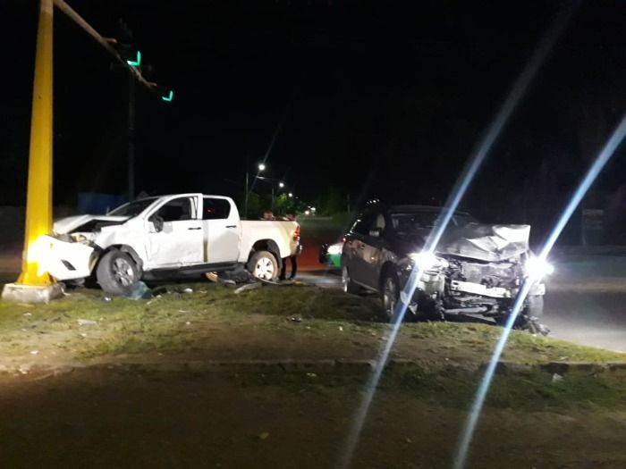 Accidente automovilístico en Pedro Meoqui.