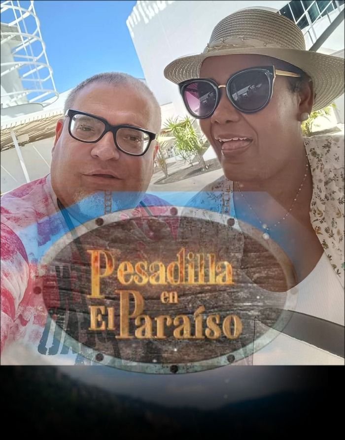 Pablo Ruiz y su Pareja Eddy Lover del grupo la Factoría concursantes de Pesadilla en el Paraíso 2.