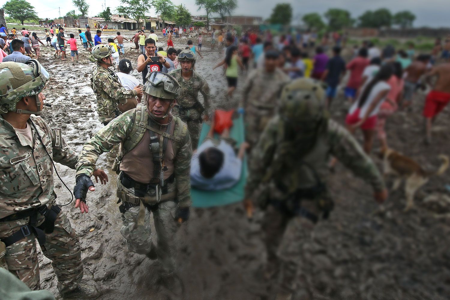 Población de Cañete agradece a las Fuerzas Armadas por su apoyo ante inundaciones