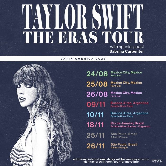 The Eras Tour ¡Mueve sus fechas!