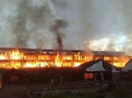 El gran incendio del liceo Industrial Fenner