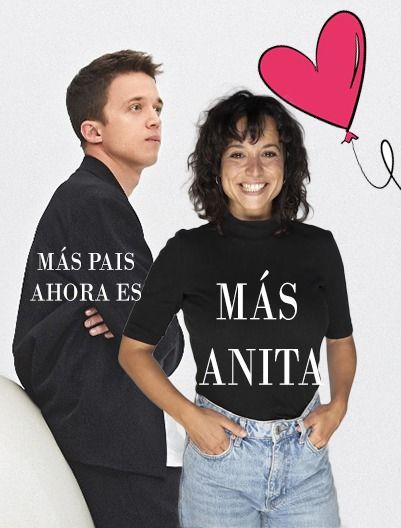 Inigo Errejon cambia el nombre de su partido político 'Más País' por el nombre de 'Más Anita' tras un apasionado flechazo con Ana Janer
