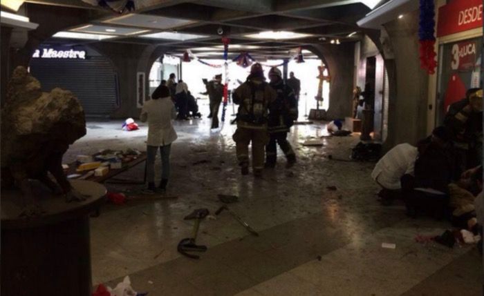 Ataque terrorista en el centro comercial “holea” en Huelva