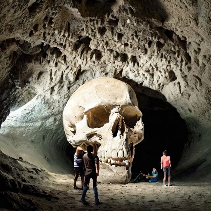 ¡Sensacional descubrimiento en las cuevas! ¡Se hallan craneos gigantes ocultos en las profundidades!