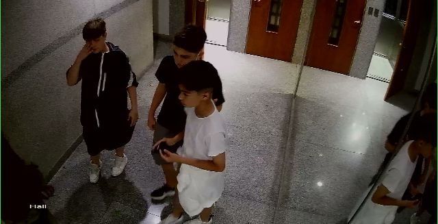 Argentina: 3 Jovenes de entre 13 y 14 años captados por cámaras antes de asaltar un edificio.