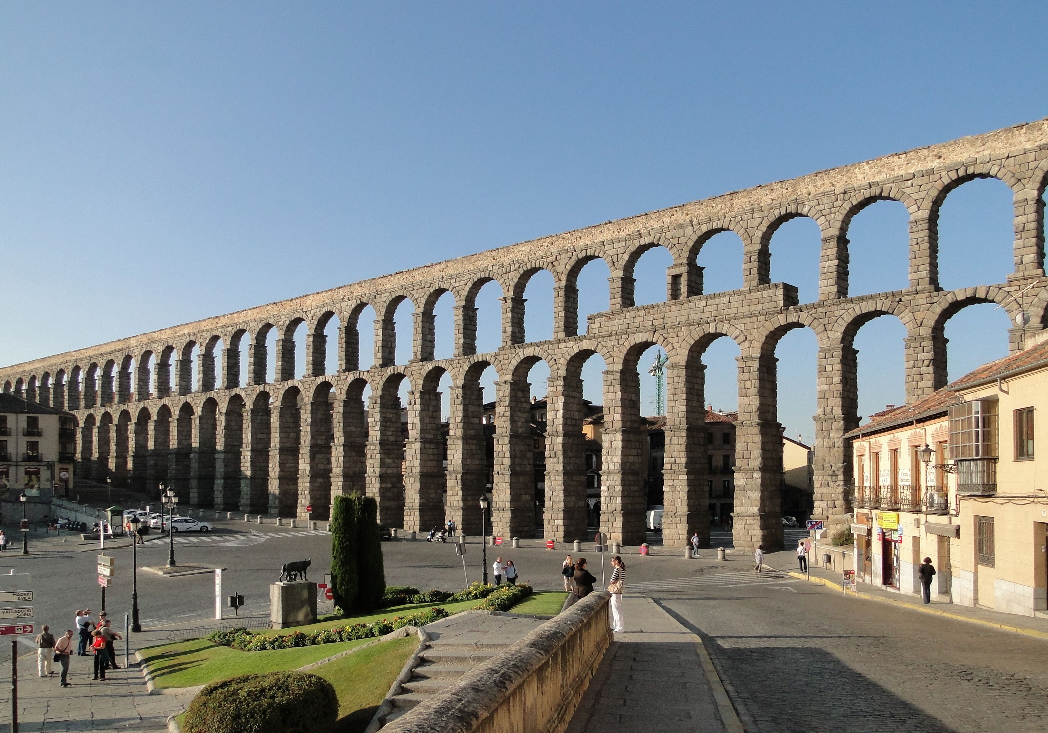 Derrumbe del Acueducto de Segovia