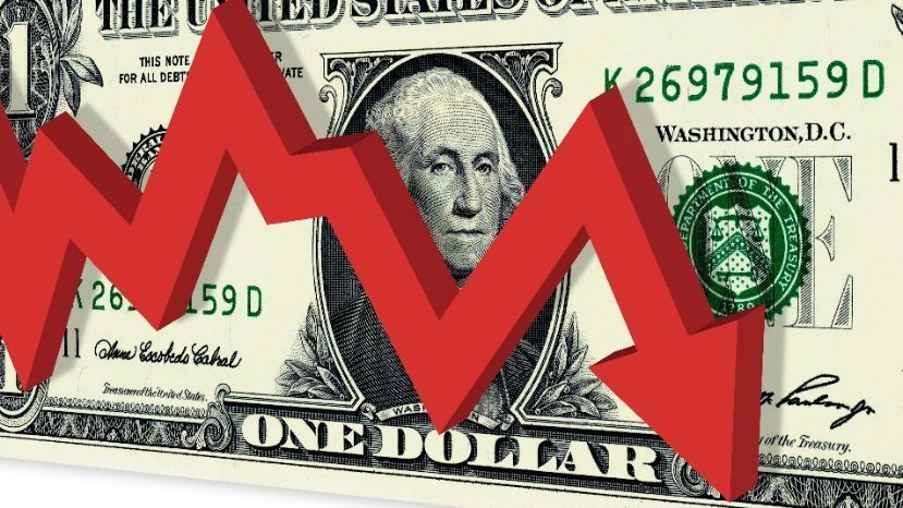El dólar bajando rápidamente