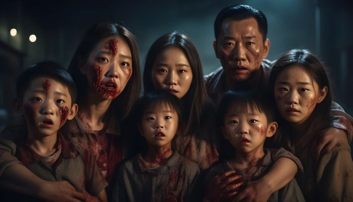 La llegada del virus de zombie en china