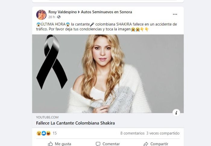 CONFIRMAN LA MUERTE DE Shakira Mebarak, TRAS ENCONTRARLA CON HERIDA DE BALA EN LA PUERTA DE SU DOMICILIO