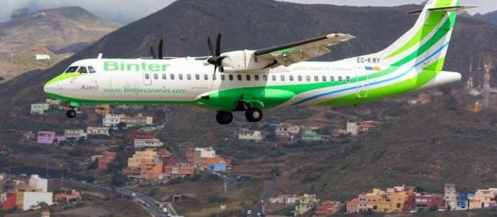 Se estrella un avión en La Palma con 106 pasajeros